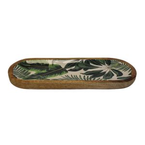 Πιατέλα σερβ.οβάλ mango με enamel jungle σχ.38Χ13Χ2 00.07.7451A