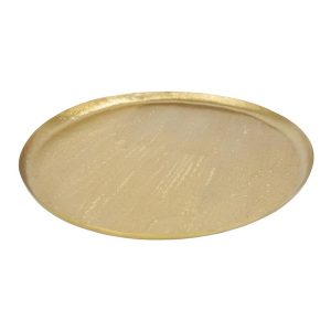 Πιατέλα στρογγ.μεταλλική χρυσή Φ45Η2CM 013.800500