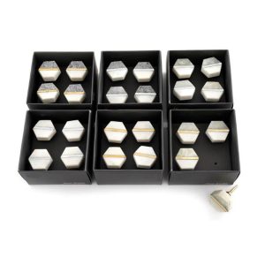 Πόμολα marble effect 4χρώματα σ/4 014.HH5736