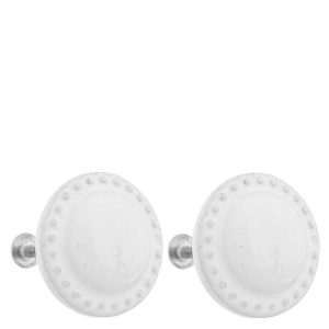 Πομολο κεραμ.λευκό σ/2 Φ4 07.195126