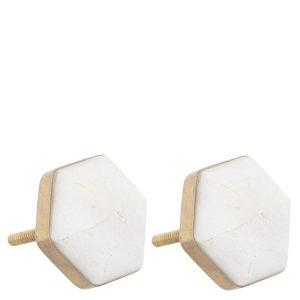 Πόμολο μεταλ.marble Φ4