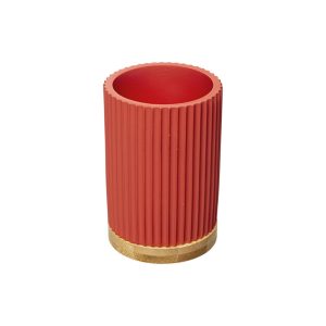Ποτήρι μπάνιου κεραμ.αν.κόκκινο χρ. 07.174541E