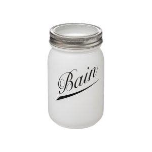 Ποτήρι μπάνιου λευκό  BAIN 7.8Χ13.5 07.155952A