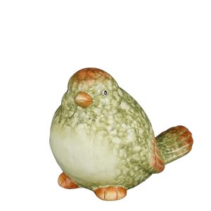 Πουλί διακοσμητ. Κεραμικό πράσινο 14x9x10