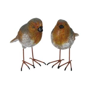 Πουλί κοκκινολαίμης 2σχεδ. 10Χ6