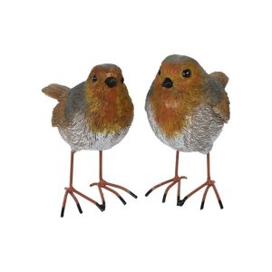 Πουλί κοκκινολαίμης 2σχεδ. 11Χ4