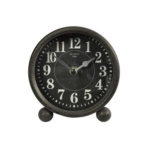 ρολόι επιτραπέζιο μαύρο 6x13x13
