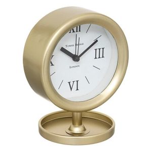 Ρολόι επιτραπέζιο χρυσό 15Χ12 cm 07.187975