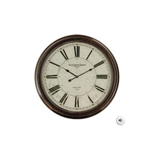 Ρολόι τοίχου μεταλ.μαύρο χρ. Φ61 07.126501