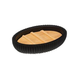 Σαπουνοθήκη κεραμ.NATUREO ανθρακί 07.174542B