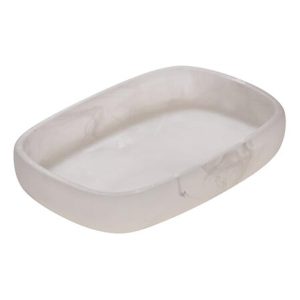Σαπουνοθήκη marble εκρού polyresin 13