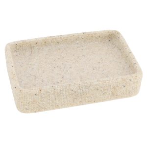 Σαπουνοθήκη polyresin παραλ/μη sand μπεζ 12x8x3cm 06.64141104