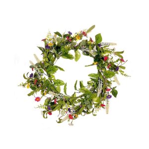 Στεφάνι με άνθη multi Φ54cm 012.862491172