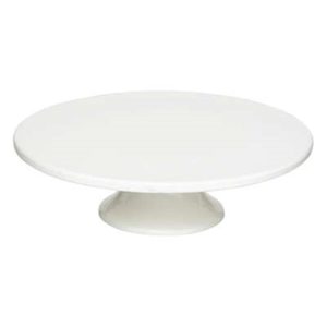 Τουρτιέρα "NORA"STONEWARE λευκή Φ28 Η9cm 07.196507