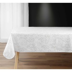 Τραπεζομάντιλο λευκό polyester/metallic printed 150x240cm 027.1723262