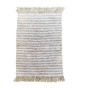 Χαλί μπάνιου βαμβ. Φυσικό/μπεζ 60Χ90 00.02.23516