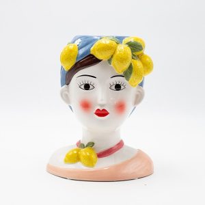 ΒΑΖΟ ΓΥΝΑΙΚΑ ΠΗΛΙΝΟ ΠΟΛΥΧΡΩΜΟ 16.2x12.8x20.5cm