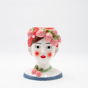 ΒΑΖΟ ΓΥΝΑΙΚΑ ΠΗΛΙΝΟ ΠΟΛΥΧΡΩΜΟ 16.3x13.2x20.3cm