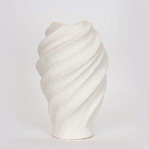 ΒΑΖΟ ΚΕΡΑΜΙΚΟ ΛΕΥΚΟ 17.5x17.5x28cm