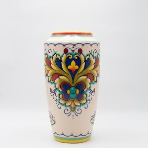 ΒΑΖΟ ΚΕΡΑΜΙΚΟ ΜΠΕΖ-ΧΡΩΜΑΤΙΣΤΟ 17x17x33cm