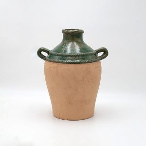 ΒΑΖΟ ΚΕΡΑΜΙΚΟ ΠΡΑΣΙΝΟ-ΜΠΕΖ 26x22x32.5cm
