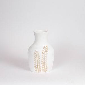 ΒΑΖΟ ΞΥΛΟ ΛΕΥΚΟ-ΦΥΣΙΚΟ 15x15x25cm