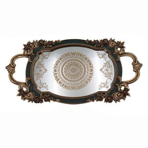 ΔΙΣΚΟΣ ΜΕ ΚΑΘΡΕΦΤΗ ΠΟΛΥΡΕΖΙΝ ΧΡΥΣΟΣ - ΠΡΑΣΙΝΟΣ 47x5.3x24cm