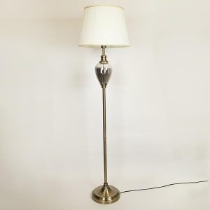 ΕΠΙΔΑΠΕΔΙΟ ΦΩΤΙΣΤΙΚΟ ΜΕ ΛΕΥΚΟ ΜΕΤΑΞΕΝΙΟ ΚΑΠΕΛΟ ΜΕΤΑΛΛΙΚΟ - ΓΥΑΛΙΝΟ ΧΡΥΣΟ 43.5x166cm