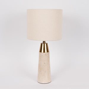 ΕΠΙΤΡΑΠΕΖΙΟ ΦΩΤΙΣΤΙΚΟ ΜΕ ΜΠΕΖ ΚΑΠΕΛΟ ΜΕΤΑΛΙΚΟ - ΜΑΡΜΑΡΙΝΟ ΧΡΥΣΟ - ΜΠΕΖ 25x52cm