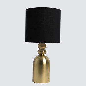 ΕΠΙΤΡΑΠΕΖΙΟ ΦΩΤΙΣΤΙΚΟ ΜΕΤΑΛΛΙΚΟ ΜΠΡΟΝΖΕ - ΜΑΥΡΟ 20x40cm