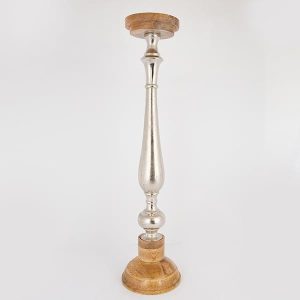 ΚΗΡΟΠΗΓΙΟ ΞΥΛΟ-ΜΕΤΑΛΛΟ ΦΥΣΙΚΟ- ΑΣΗΜΙ 17x17x74cm