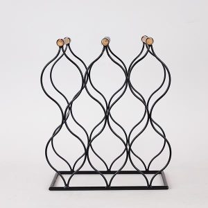 ΜΠΟΥΚΑΛΟΘΗΚΗ ΕΠΙΤΡΑΠΕΖΙΑ ΜΕΤΑΛΛΙΚΗ ΜΑΥΡΟ-ΦΥΣΙΚΟ 34x19.5x40.5cm