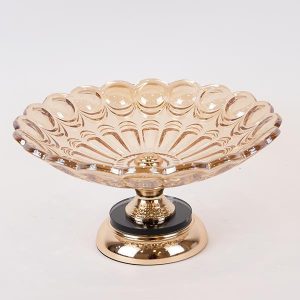 ΜΠΩΛ ΜΕΤΑΛΛΙΚΟ - ΓΥΑΛΙΝΟ ΧΡΥΣΟ 30x18cm