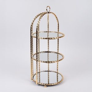 ΟΡΝΤΕΡΒΙΕΡΑ ΜΕΤΑΛΛΙΚΗ ΜΕ ΚΑΘΡΕΦΤΗ ΧΡΥΣΗ 23x51cm