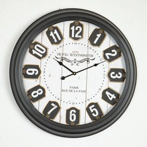 ΡΟΛΟΪ ΤΟΙΧΟΥ ΜΕΤΑΛΛΙΚΟ - ΞΥΛΙΝΟ ΜΑΥΡΟ - ΛΕΥΚΟ 62x6x62cm