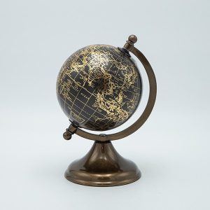 ΥΔΡΟΓΕΙΟΣ ΜΕΤΑΛΛΙΚΗ ΜΑΥΡΗ - ΧΡΥΣΗ 15.22cm