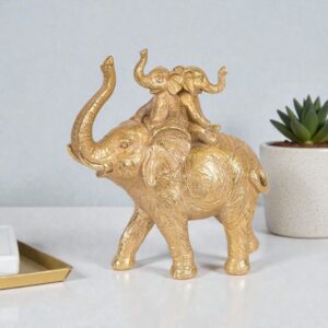 Διακοσμητικοί Ελέφαντες Χρυσοί 24x26cm | 752-11525 – Luxury Gold Elephant Sculpture - Box In Θεσσαλονίκη - 25ης Μαρτίου 111