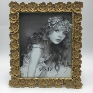 Κορνίζα Polyresin Χρυσή Ανάγλυφη Λουλούδια 22433-81 20×25εκ. - Box In Θεσσαλονίκη - 25ης Μαρτίου 111