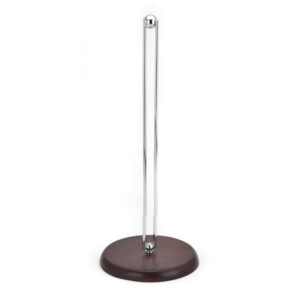 Μεταλλική Βάση για χαρτί κουζίνας με ξύλινη βάση σε χρώμα walnut  . 14Χ14Χ34 cm L068-1 - Box In Θεσσαλονίκη - 25ης Μαρτίου 111