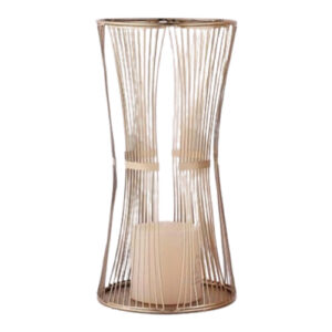 Μεταλλικό κηροπήγιο " Manhattan " σε χρυσό χρώμα . Διάσταση 15x35cm Etoile DF-835 - Box In Θεσσαλονίκη - 25ης Μαρτίου 111