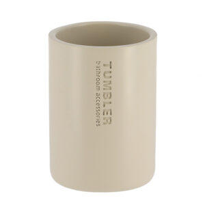 Ποτήρι Μπάνιου Polyresin Εκρού | Κομψό & Ανθεκτικό Αξεσουάρ Μπάνιου | 06.61101161 - Box In Θεσσαλονίκη - 25ης Μαρτίου 111