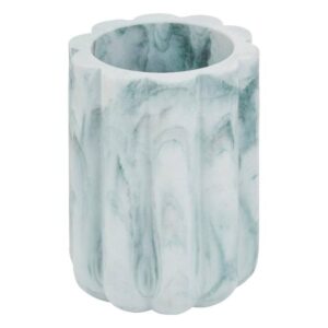 Ποτήρι Μπάνιου Polyresin με Εφέ Λευκού Μαρμάρου Φ7.8x11cm 07.213321 - Box In Θεσσαλονίκη - 25ης Μαρτίου 111