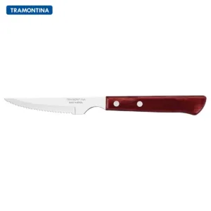 TRAMONTINA POLYWOOD RED ΜΑΧΑΙΡΙ STEAK 10.9εκ. – 21109/074-Box in Thessaloniki