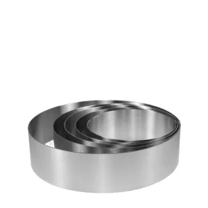 ΤΣΕΡΚΙ ΣΤΡΟΓΓΥΛΟ ΑΝΟΞΕΙΔΩΤΟ Ø20×5 εκ.-Box in Thessaloniki