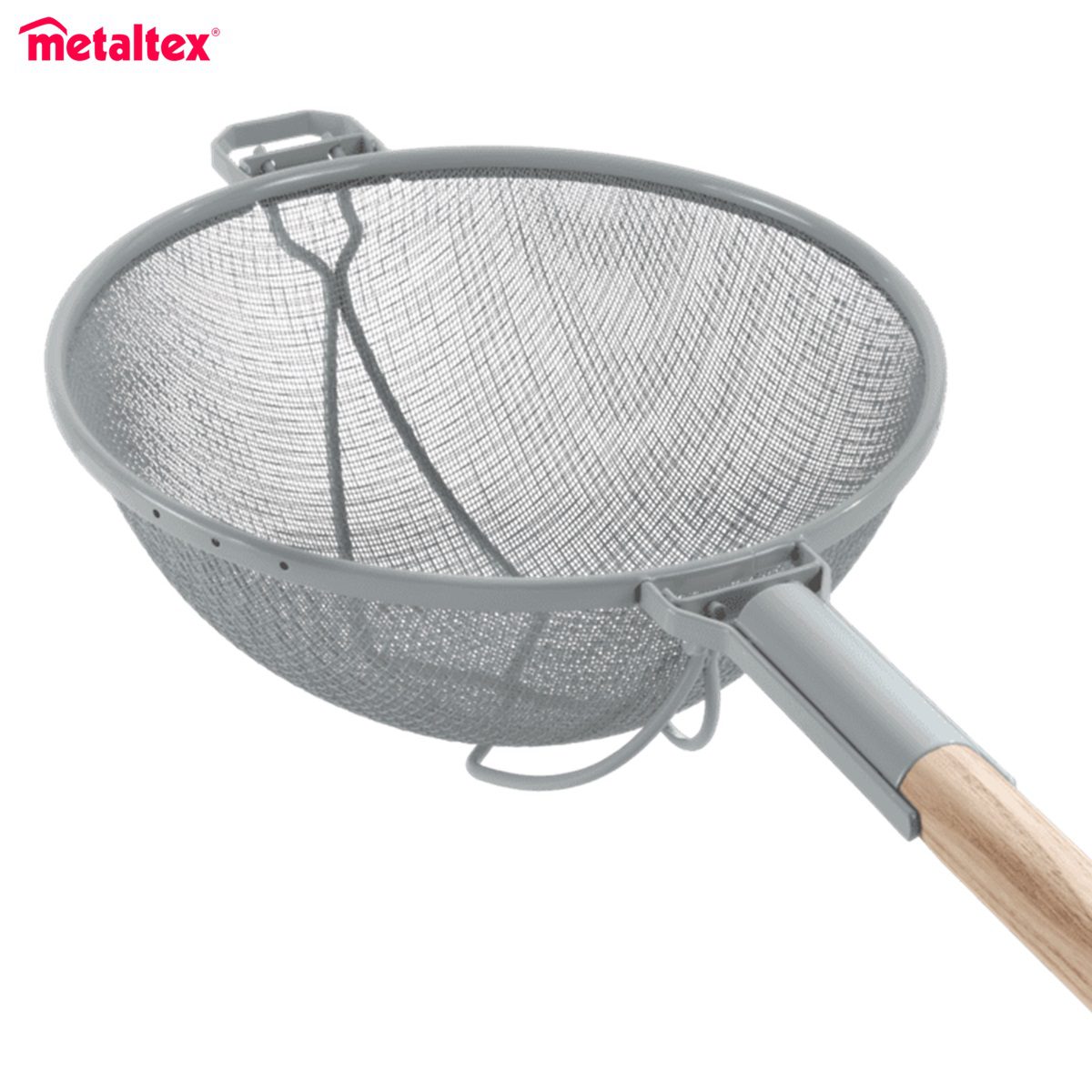 METALTEX CHEF LINE GREY ΕΠΑΓΓΕΛΜΑΤΙΚΟ ΣΟΥΡΩΤΗΡΙ 35/2 ΔΙΠΛΗ ΣΗΤΑ ΜΕ ΕΝΙΣΧΥΣΗ-Box in Thessaloniki