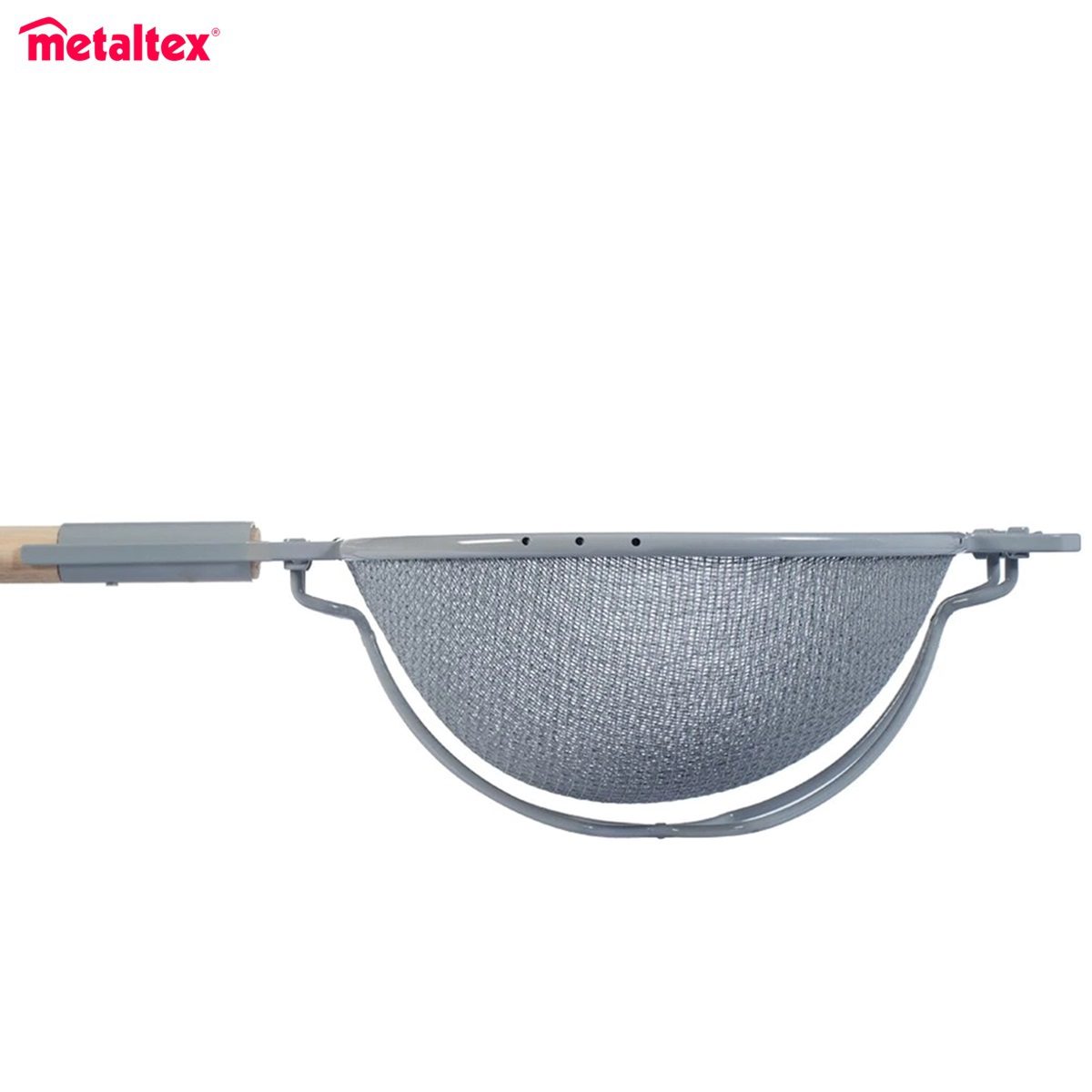 Metaltex chef line grey επαγγελματικο σουρωτηρι 35/2 διπλη σητα με ενισχυση | 033.601835 - Image 4