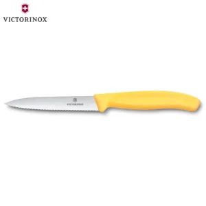 VICTORINOX SWISS CLASSIC ΜΑΧΑΙΡΙ ΜΥΤΕΡΟ ΟΔΟΝΤΩΤΟ 10εκ. ΚΙΤΡΙΝΟ –  6.7738.C1-Box in Thessaloniki