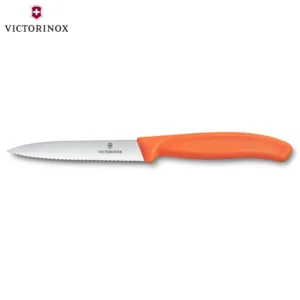 VICTORINOX SWISS CLASSIC ΜΑΧΑΙΡΙ ΜΥΤΕΡΟ ΟΔΟΝΤΩΤΟ 10εκ. ΠΟΡΤΟΚΑΛΙ –  6.7739.C1-Box in Thessaloniki