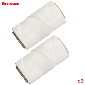 WESTMARK ΣΕΤ 2 ΣΠΑΓΓΟΣ ΜΑΓΕΙΡΙΚΗΣ ΛΕΥΚΟΣ 2x60m +175°C – 15232260-Box in Thessaloniki