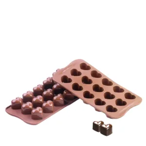 SILIKOMART MON AMOUR ΦΟΡΜΑ ΓΙΑ ΣΟΚΟΛΑΤΑΚΙΑ 15 ΘΕΣΕΩΝ 150ml – SCG01-Box in Thessaloniki